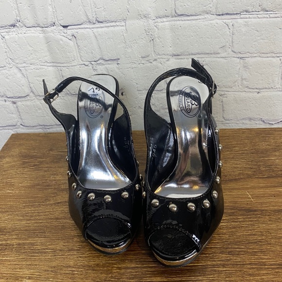 BOLARO SUMMER heart heels peep toe - Picture 3 of 10